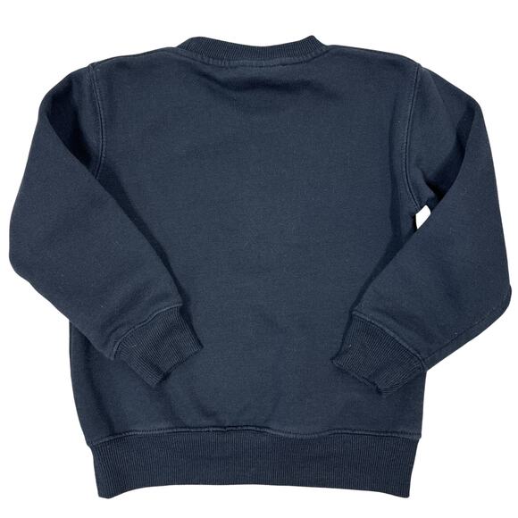 FDNY Crewneck Sweatshirt Boys Girls Unisex Youth Small 6/8 Navy Fleece Fire Dept - Picture 3 of 7